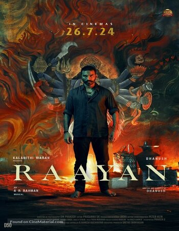 Download Raayan Hindi Dubbed Movie 2024